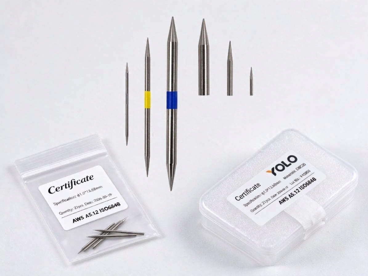 ground tungsten electrode